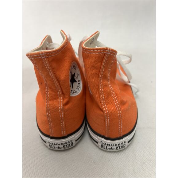 Converse Chuck Taylor All Star Womens Orange Size 8 High Top Shoes - Picture 5 of 9